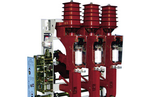 高壓負(fù)荷開關(guān)主要由隔離開關(guān)和簡單的滅弧裝置組成，功能是通斷負(fù)荷電流和過負(fù)荷電流，隔離電源保證安全檢修。高壓負(fù)荷開關(guān)一般無法斷開電流，需和高壓熔斷器串聯(lián)，借助高壓熔斷器來切斷電流。高壓負(fù)荷開關(guān)根據(jù)結(jié)構(gòu)的不同分為氣式、壓氣式、真空式和SF6式等，操作機構(gòu)有手動、電動等形式。